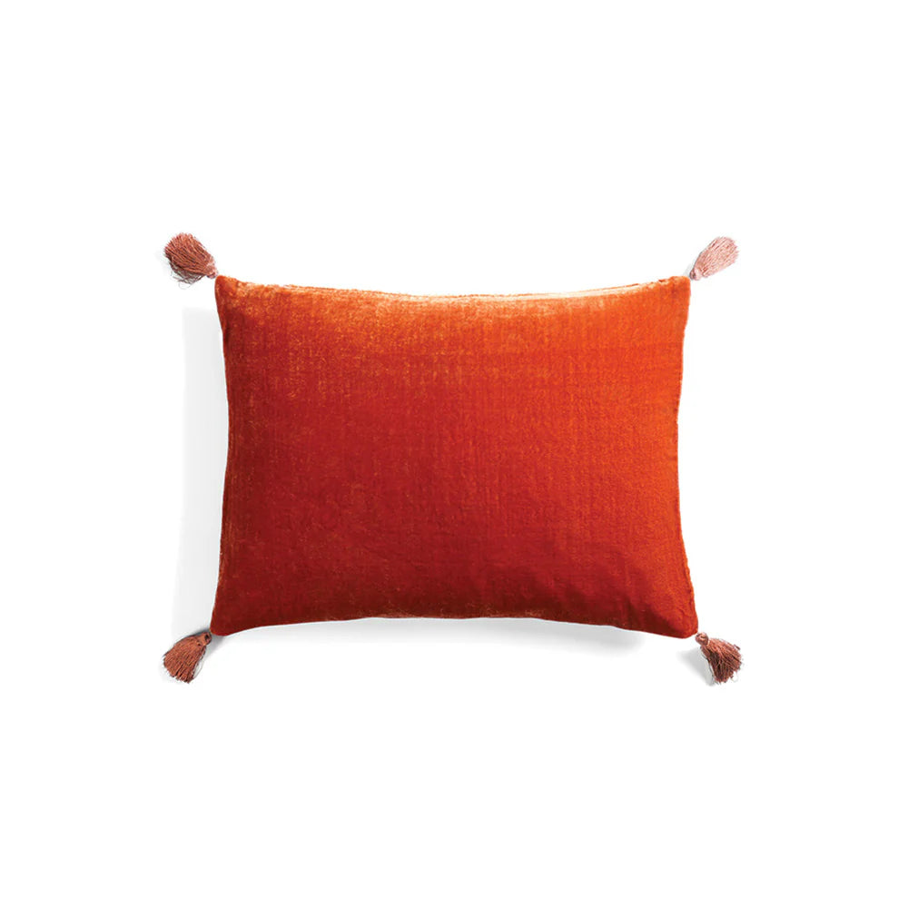 Goa Pompon Cushion in Pondichey, from Le Monde Sauvage by Beatrice Laval