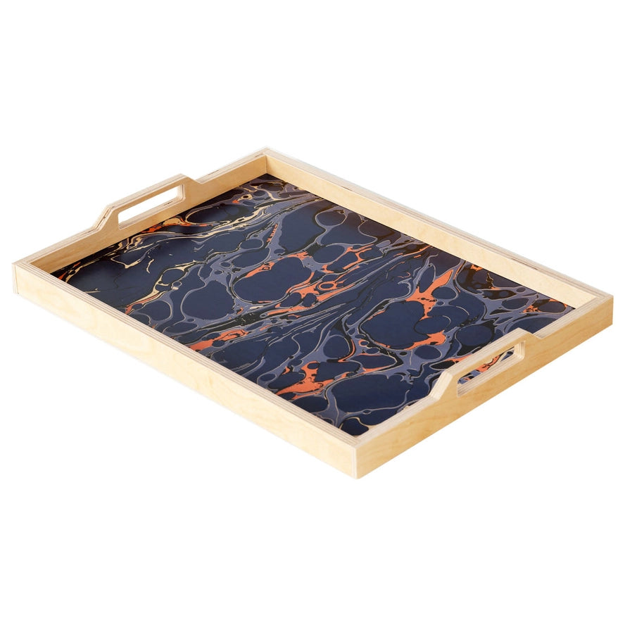 Olio Serving Tray in Navy, from Wolfum
