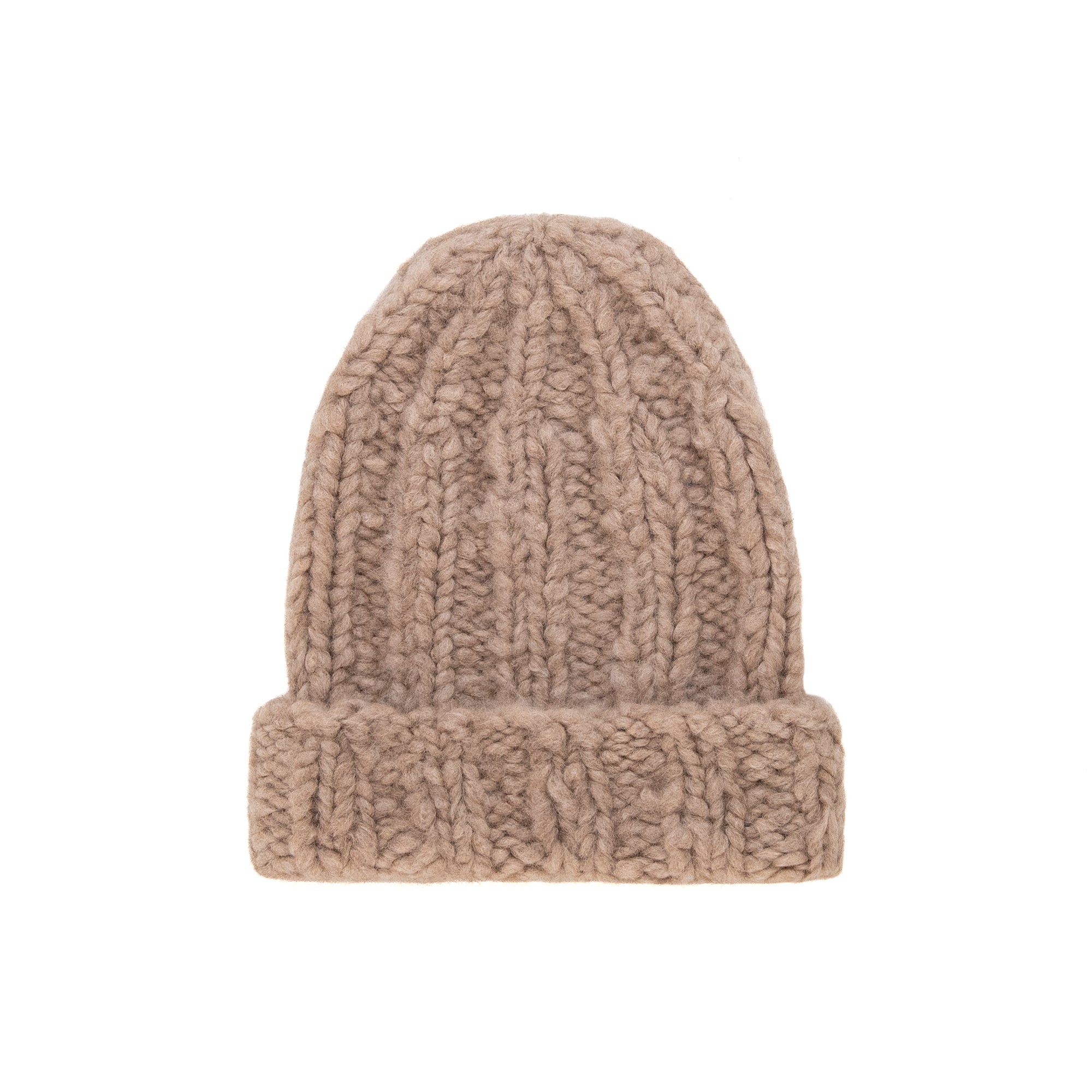 Cashmere Knitted Hat in Clay, from Karakoram Accessories