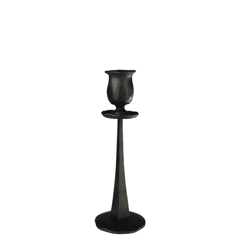 Clarke Taper Candle Holder in Iron, from HomArt
