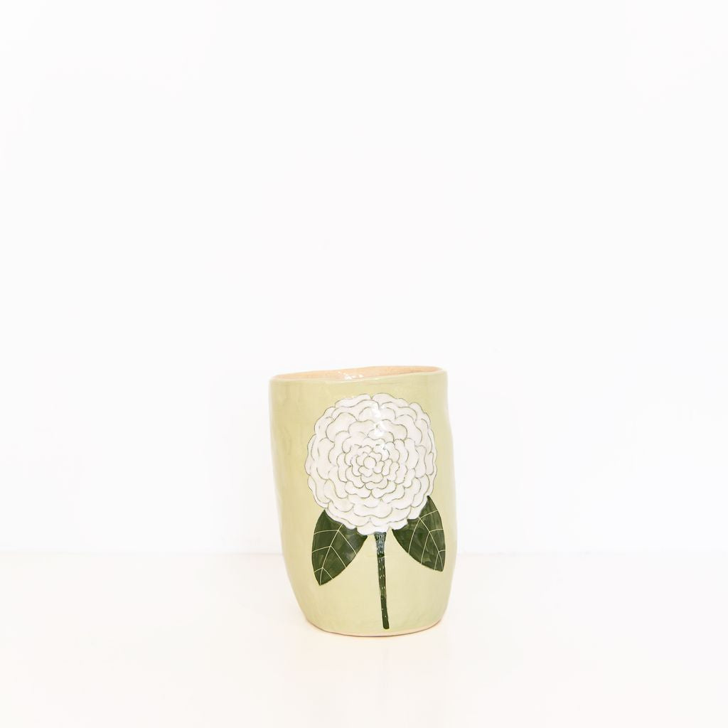 Small Flowers Vase in Green, from Gemma Orkin