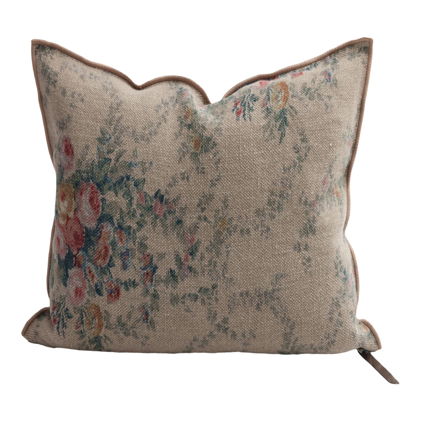 Wabi Sabi Pompadour Nude Pillow 26x26, from Maison de Vacances