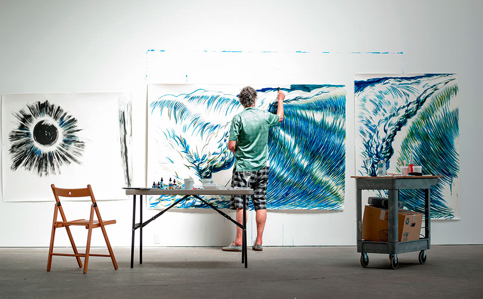 Point Break: Raymond Pettibon, Surfers and Waves