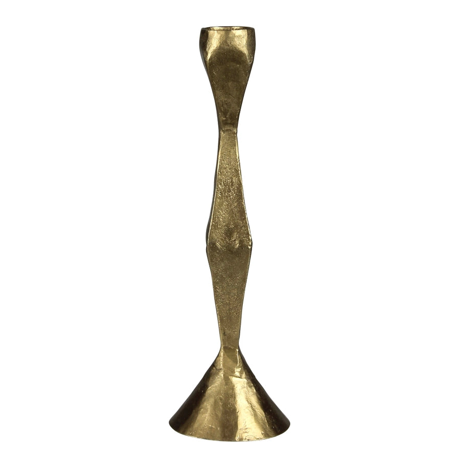 Venus Taper Candle Holder in Brass, from HomArt