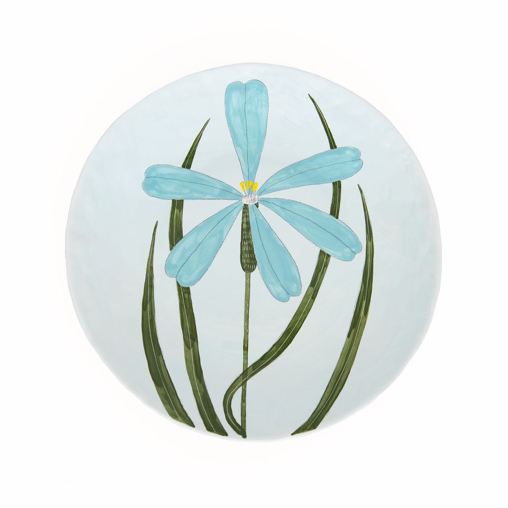 Large Round Flower Platter, from Gemma Orkin