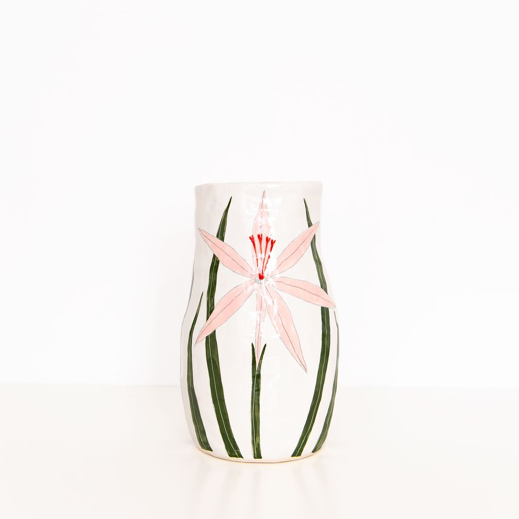 Large Flower Vase in White, from Gemma Orkin