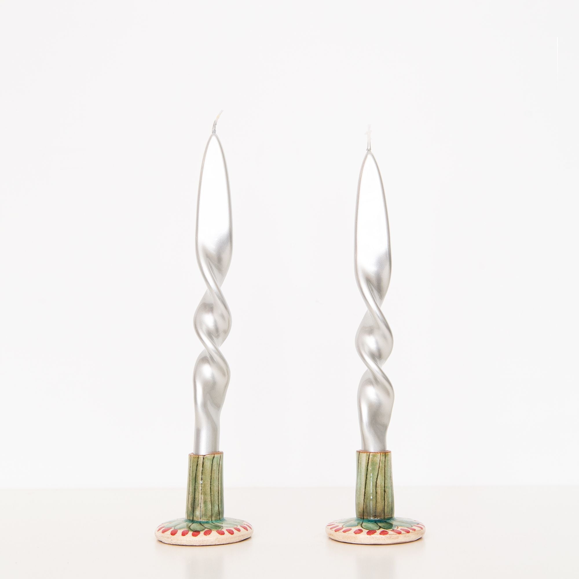 Small Red Daisy Ceramic Candle Holder, from Kiliim