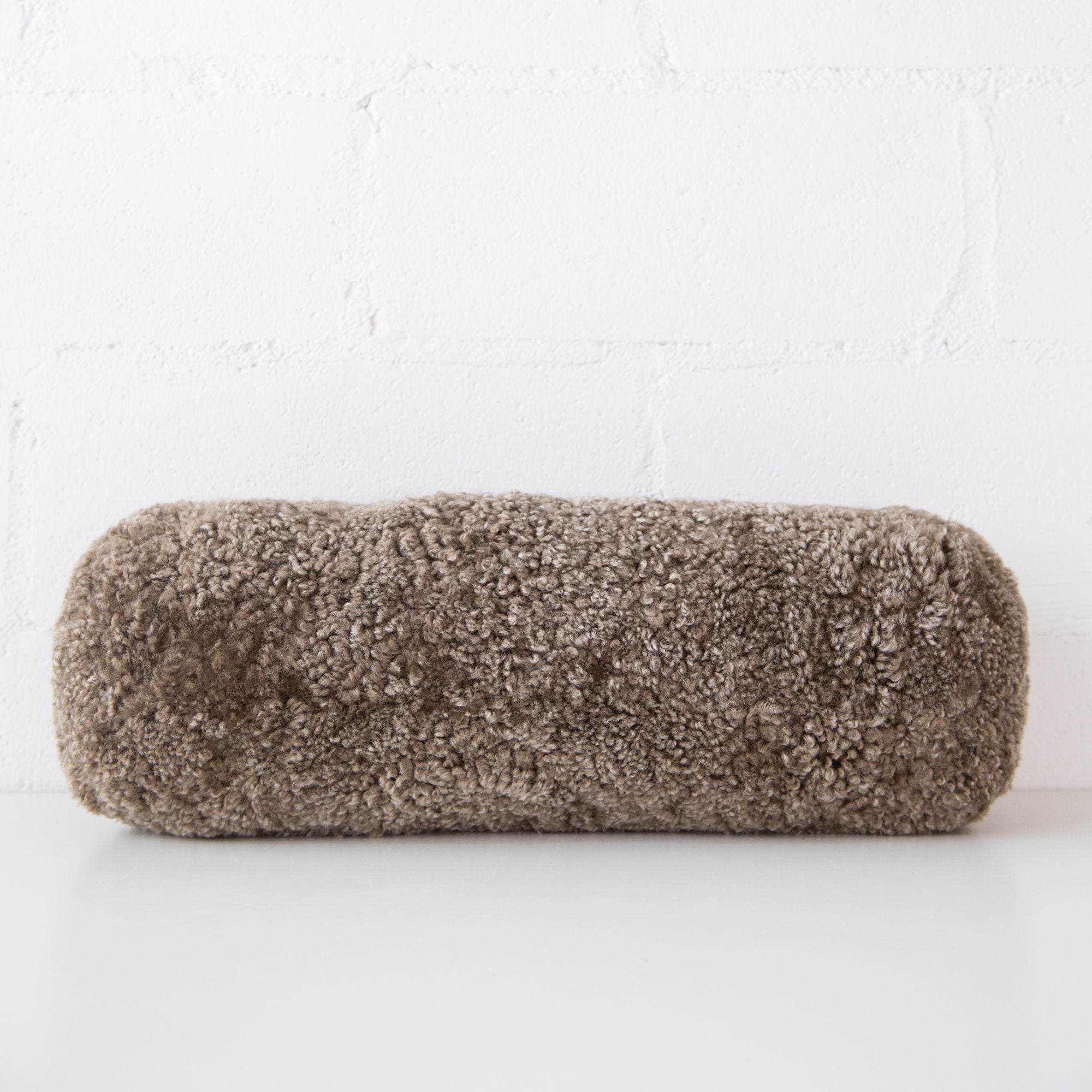 Bolster Cushion in Taupe, from Natures Collection
