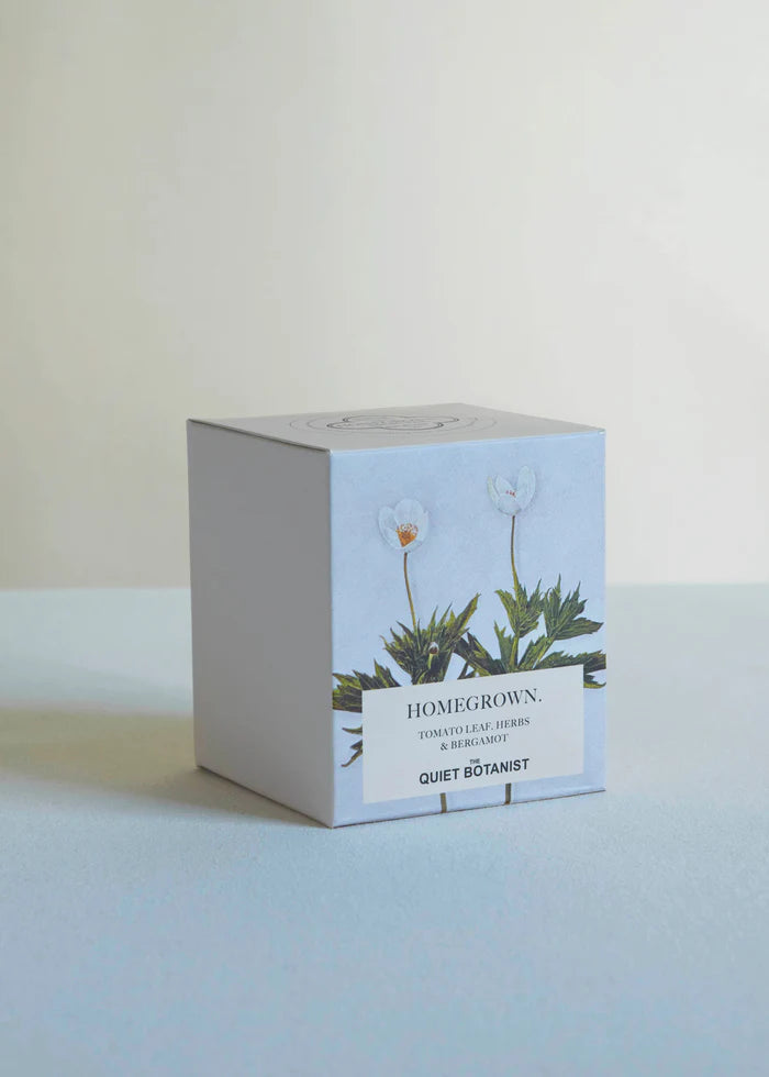 Candle in Homegrown, from The Quiet Botanist