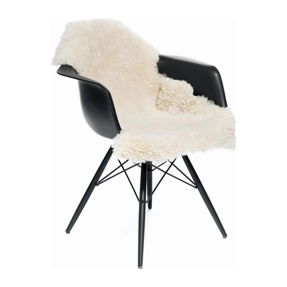 Curly Sheepskin Seat Cover in Pearl, from Natures Collection