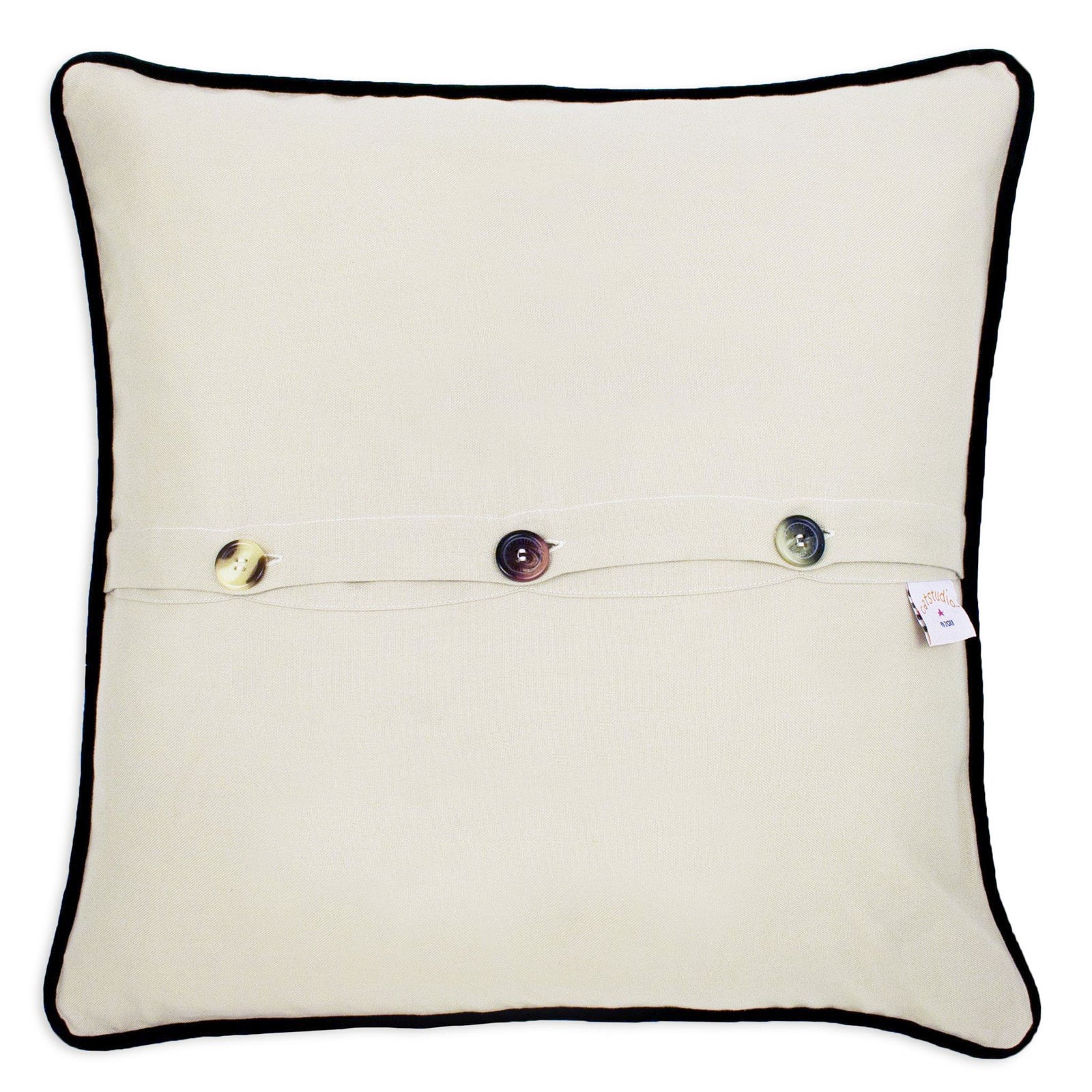 Colorado Embroidered Pillow, from Catstudio