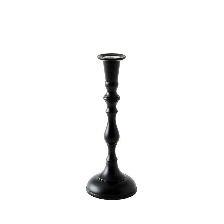 Georgian Candlestick No. 5 in Black, from Sir Madam