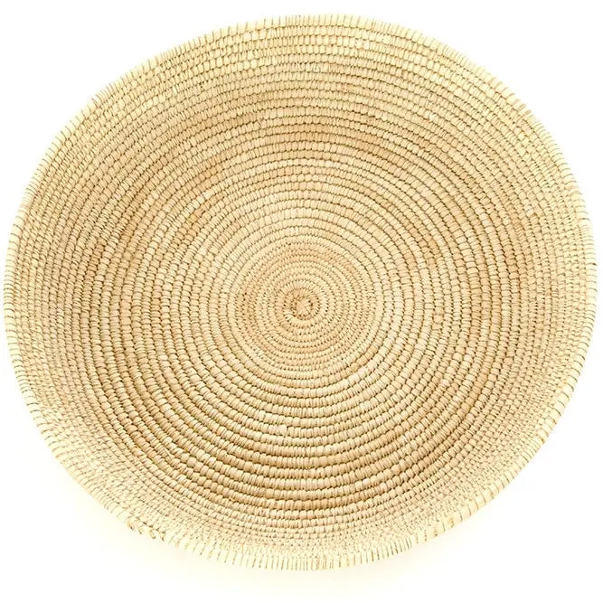 Date Palm Basket in Natural, from Swahili African Modern