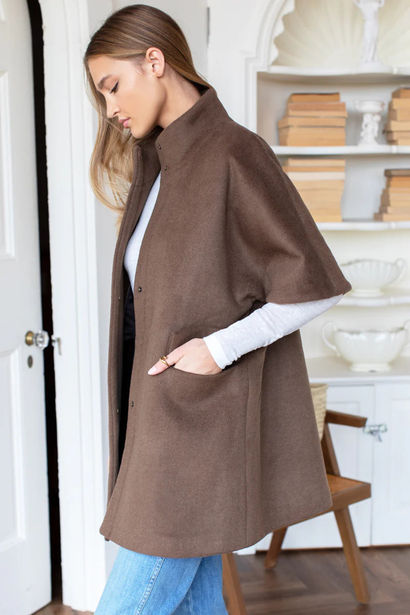 Layering Jacket in Umber Wool, from Emerson Fry