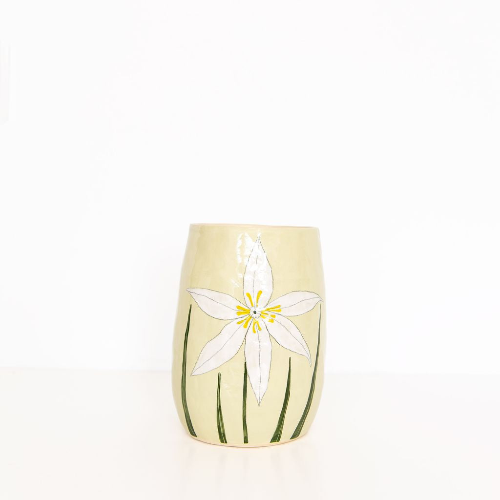Medium Flower Vase in Green, from Gemma Orkin