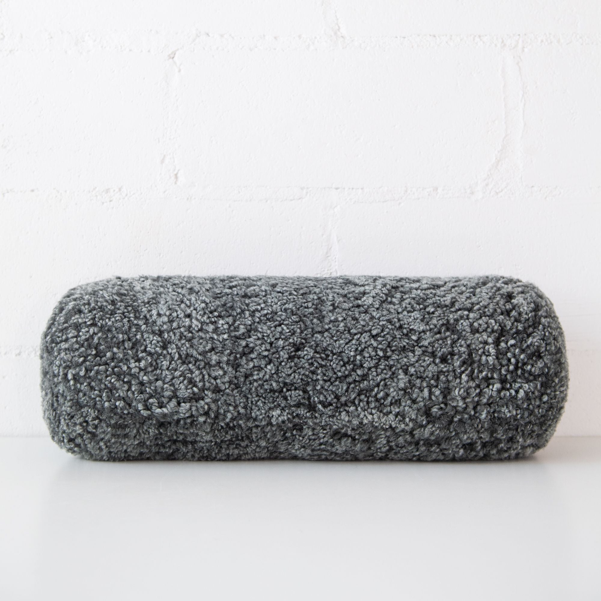 Bolster Cushion in Graphite, from Natures Collection
