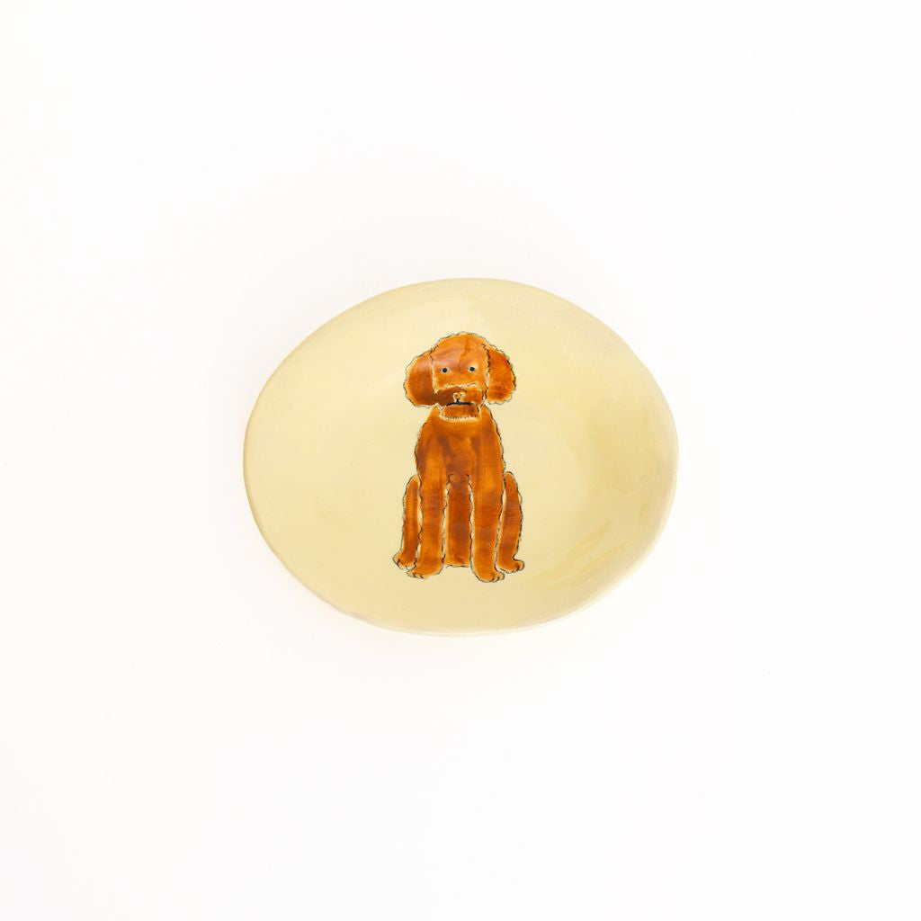 Labradoodle Oval Dish, from Gemma Orkin