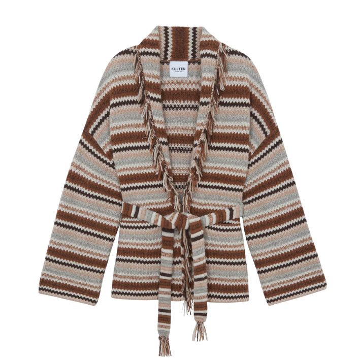 Cashmere Zaina Jacket in Camelo, from Kujten