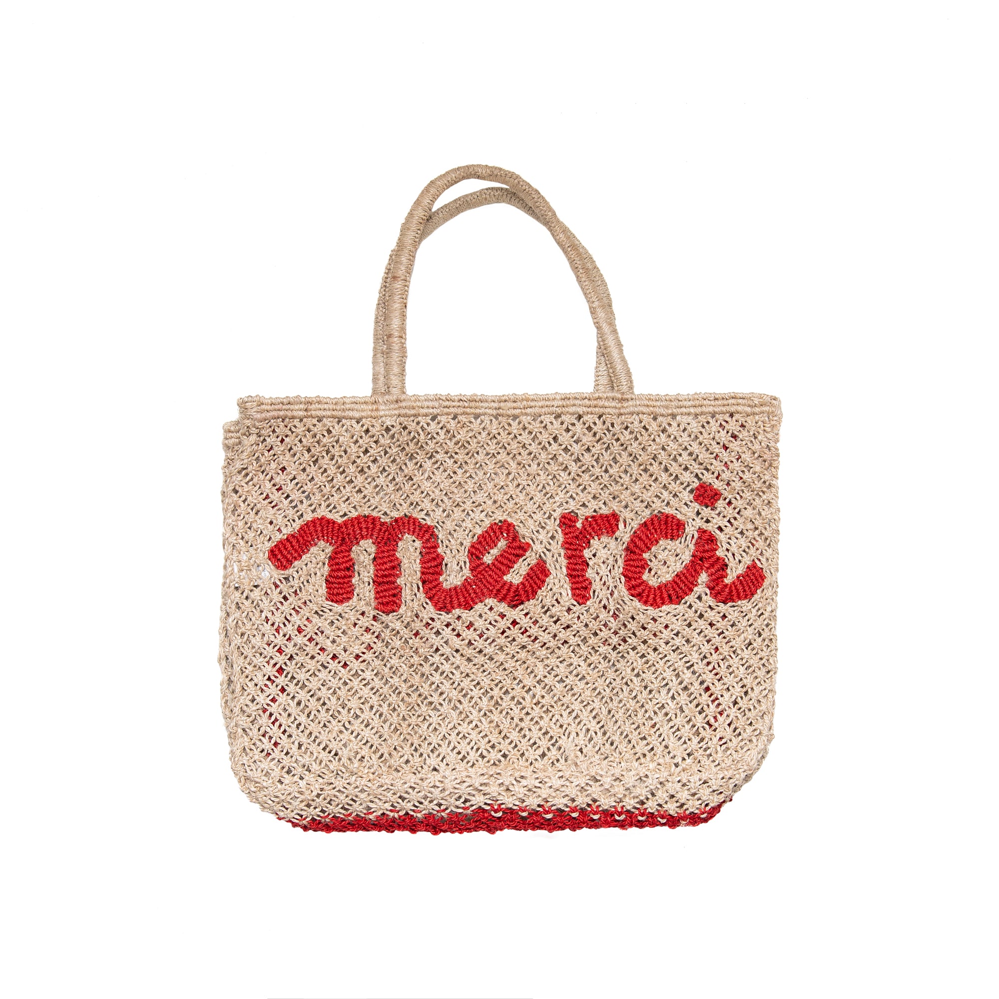 Merci Bag in Natural & Scarlet, from The Jacksons