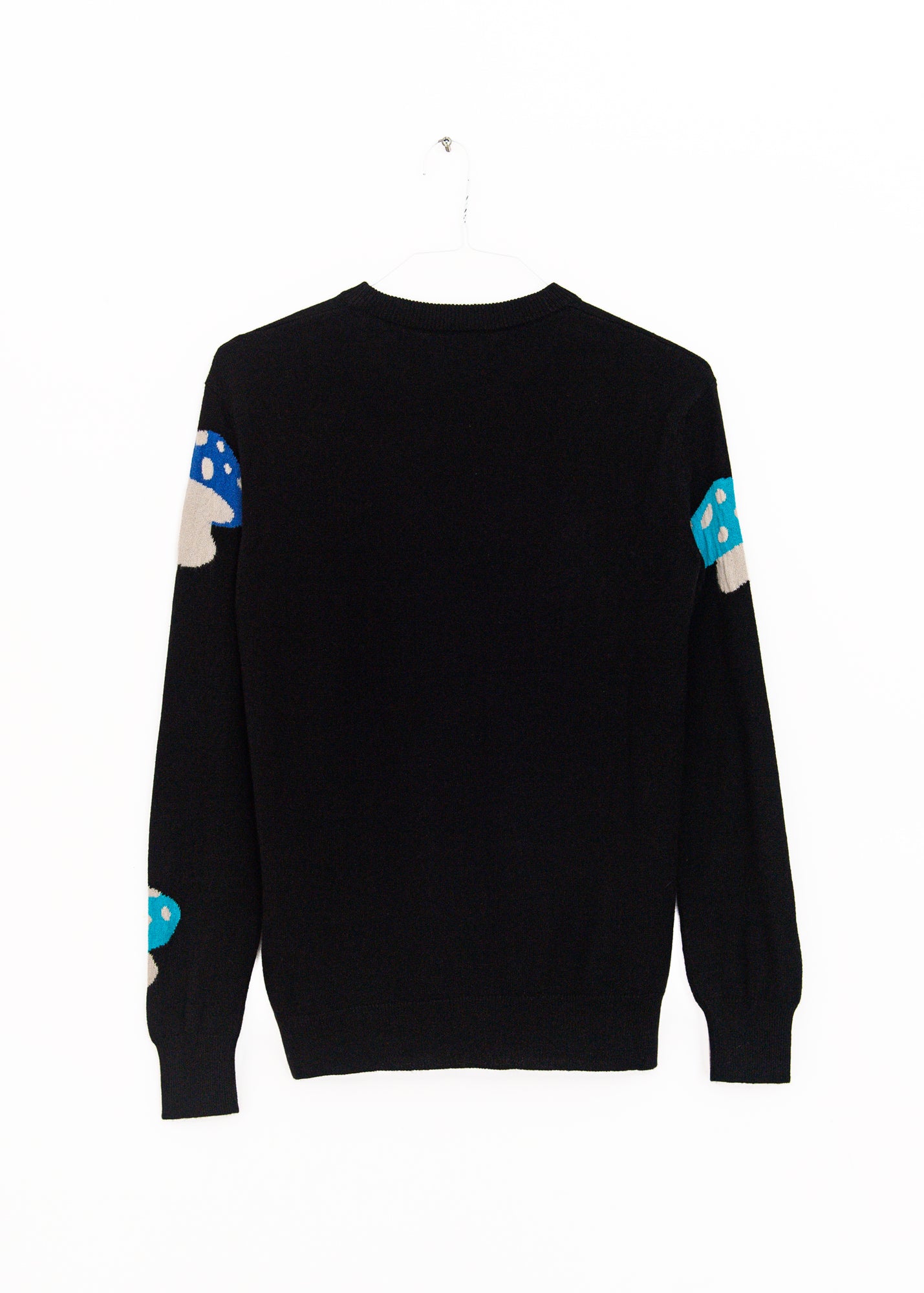 Mushroom Crew Sweater in Black, from Harden