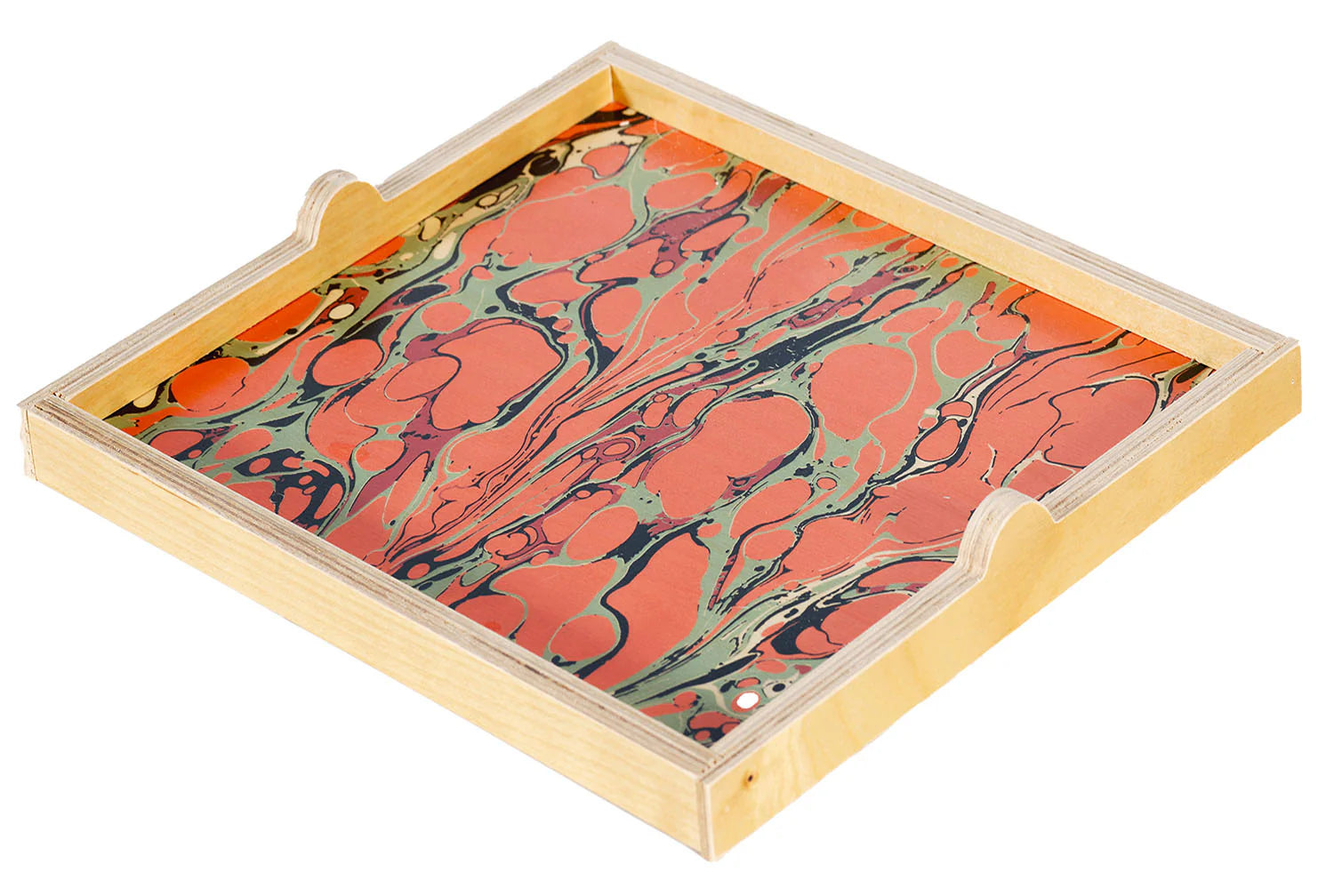 Olio Salmon Tray in Pink, from wolfum