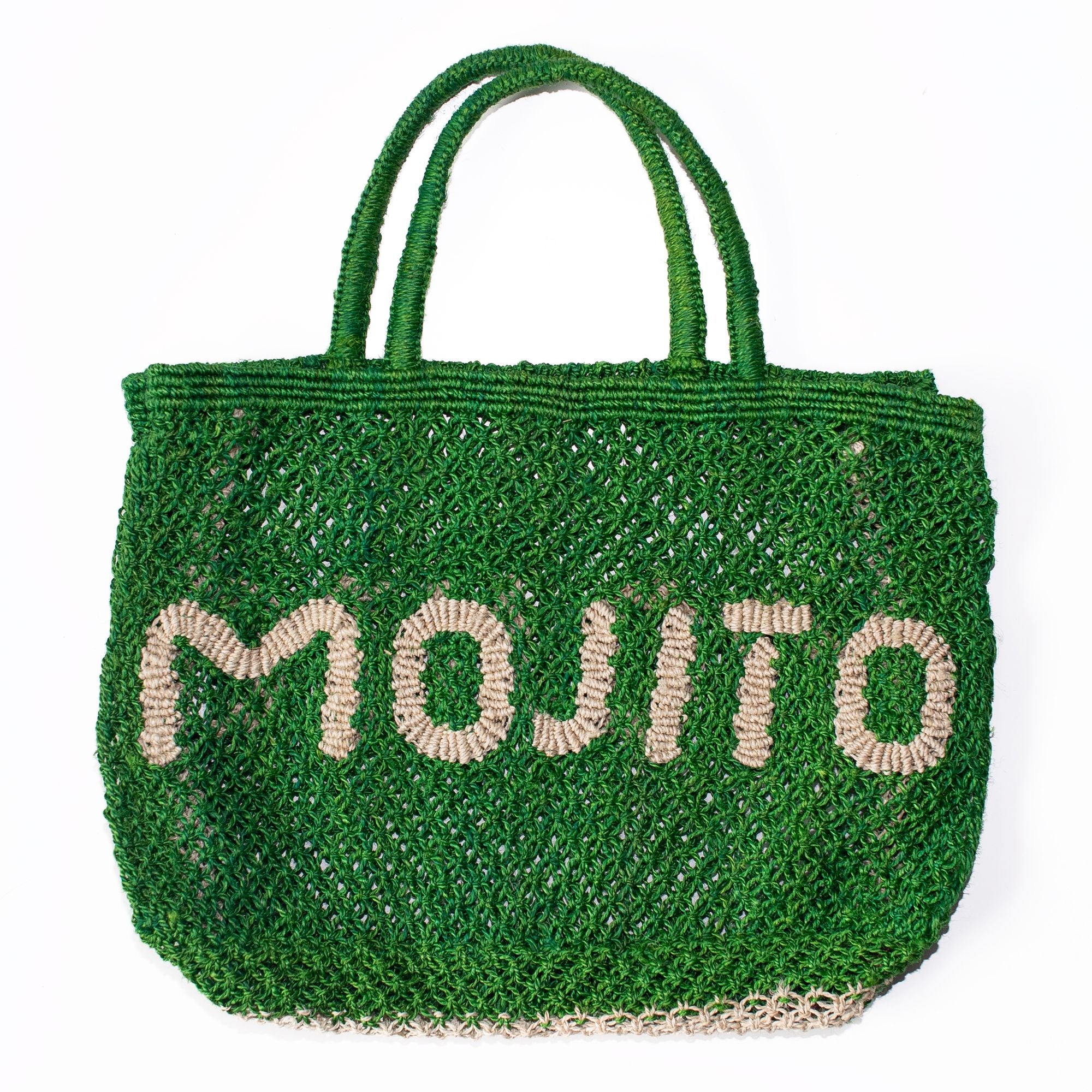 Mojito Bag in Green with Natural, from The Jacksons