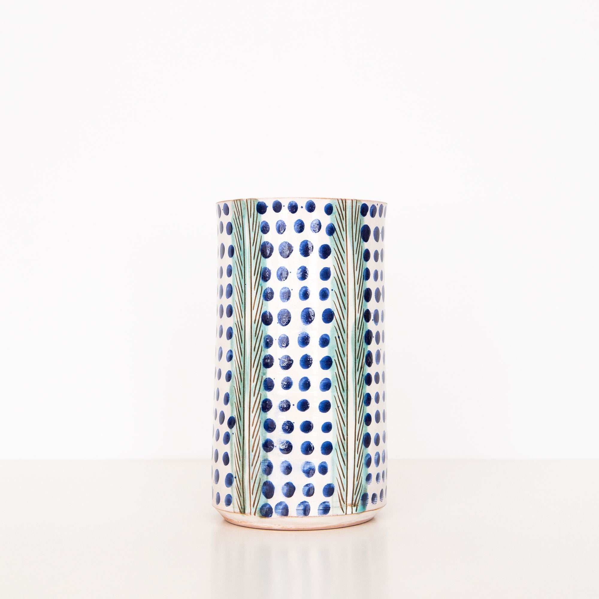 Ceramic Palm Vase, from Kiliim