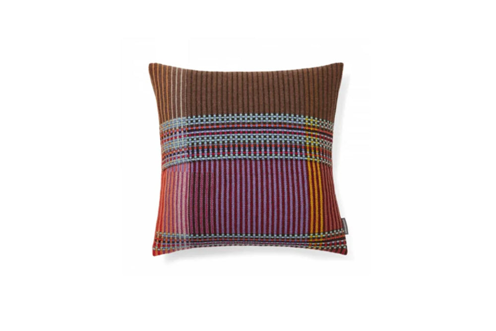 Rosalind Cushion Cover in Pink & Brown, from Wallace Sewell