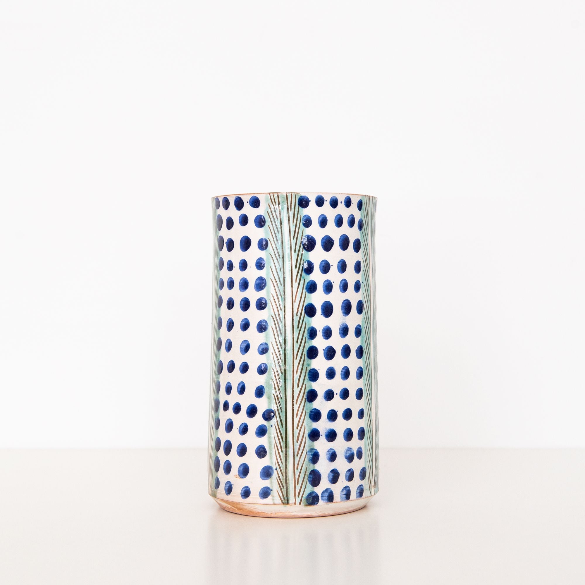 Ceramic Palm Vase, from Kiliim