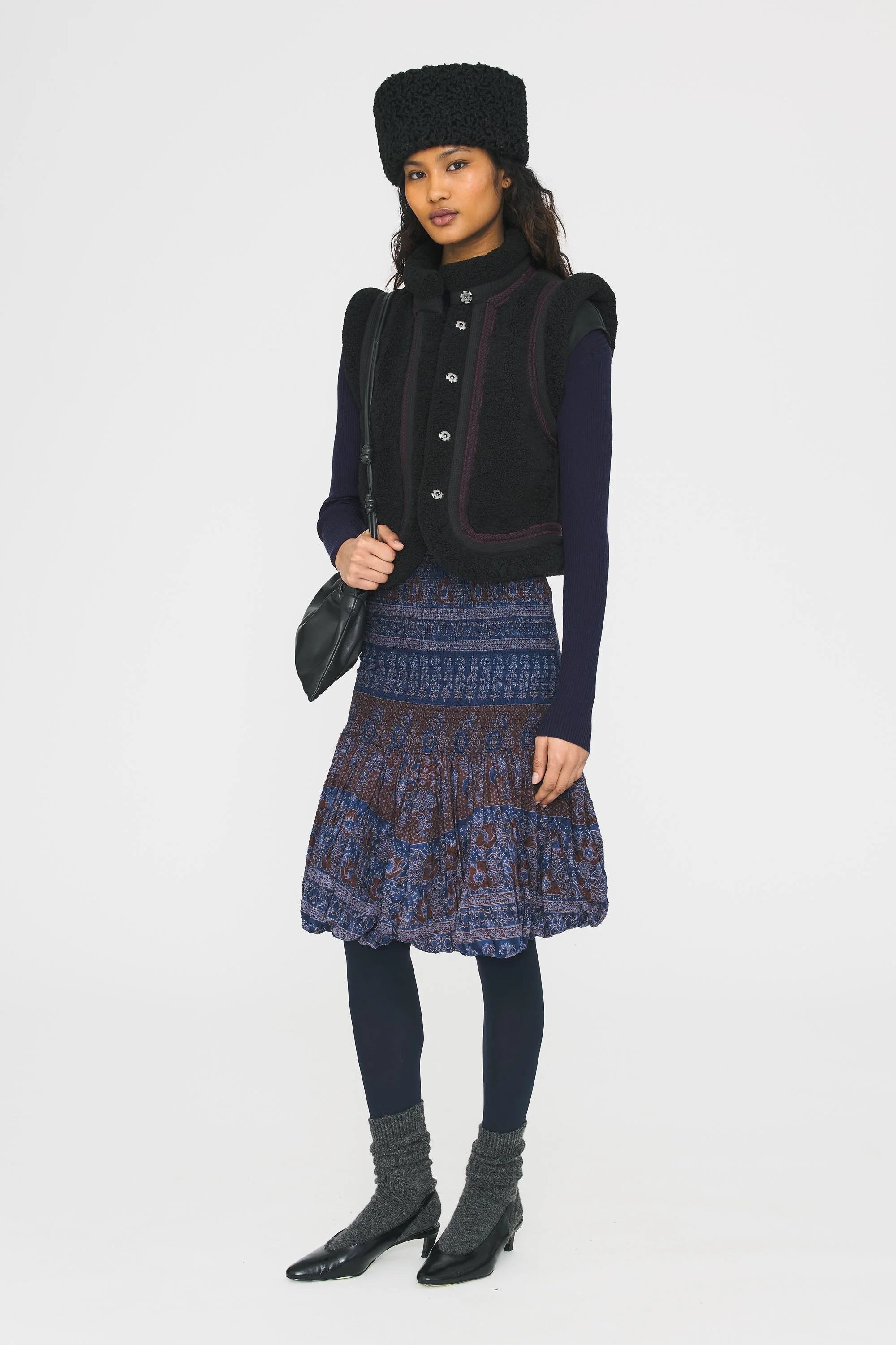 Sally Vest in Black, from Antik Batik