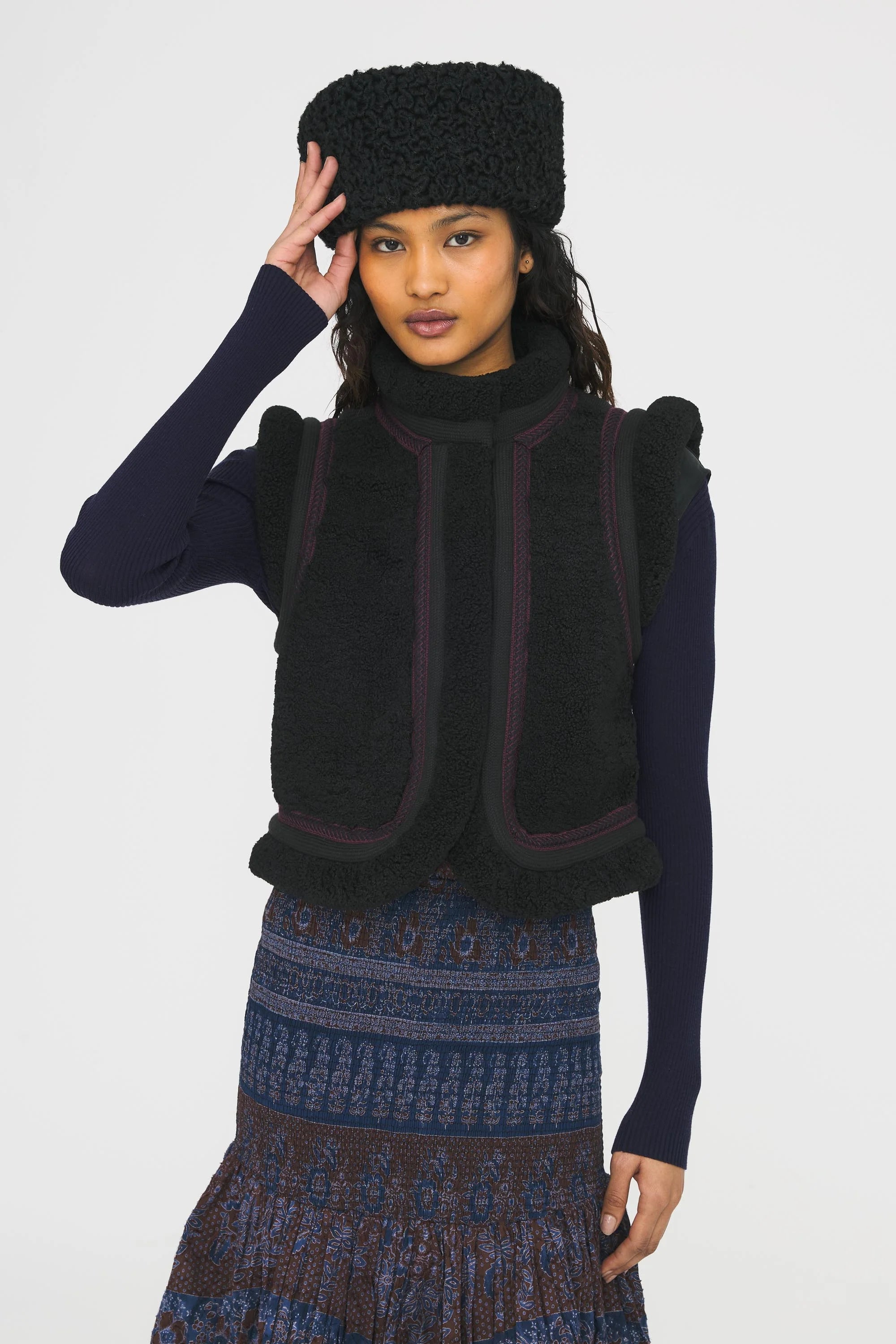 Sally Vest in Black, from Antik Batik