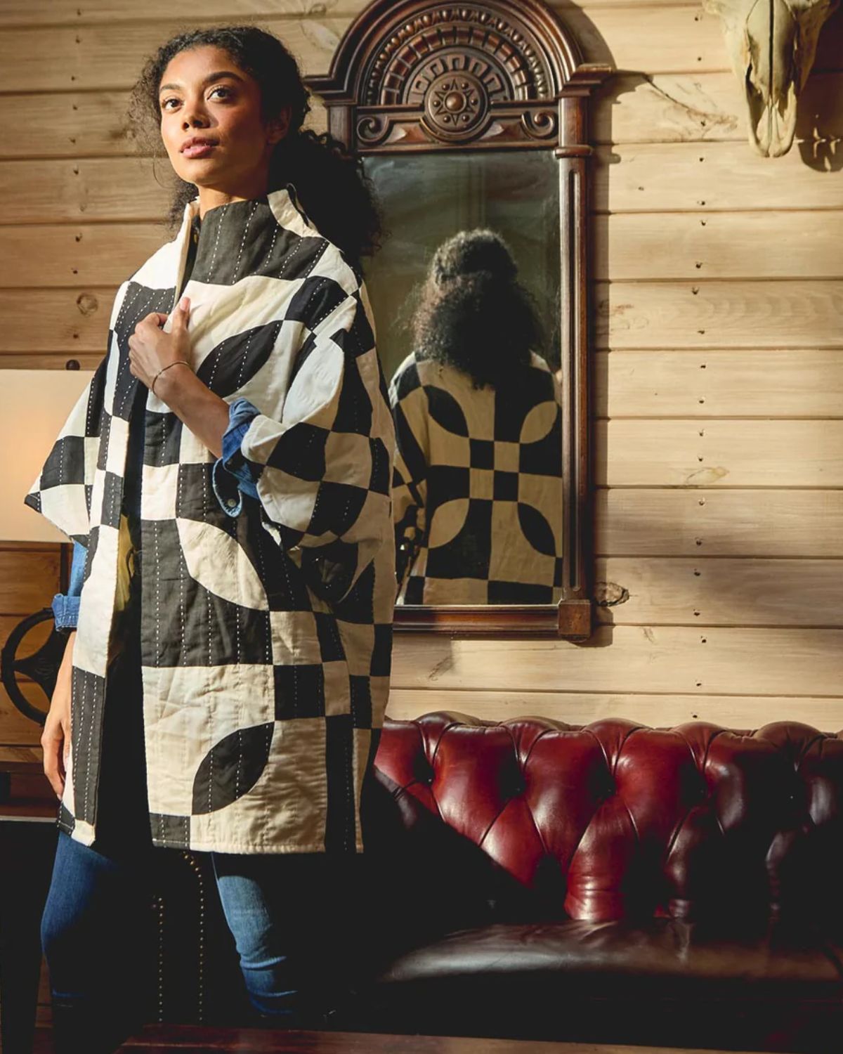 Marquise Cocoon Quilt Jacket, from Anchal