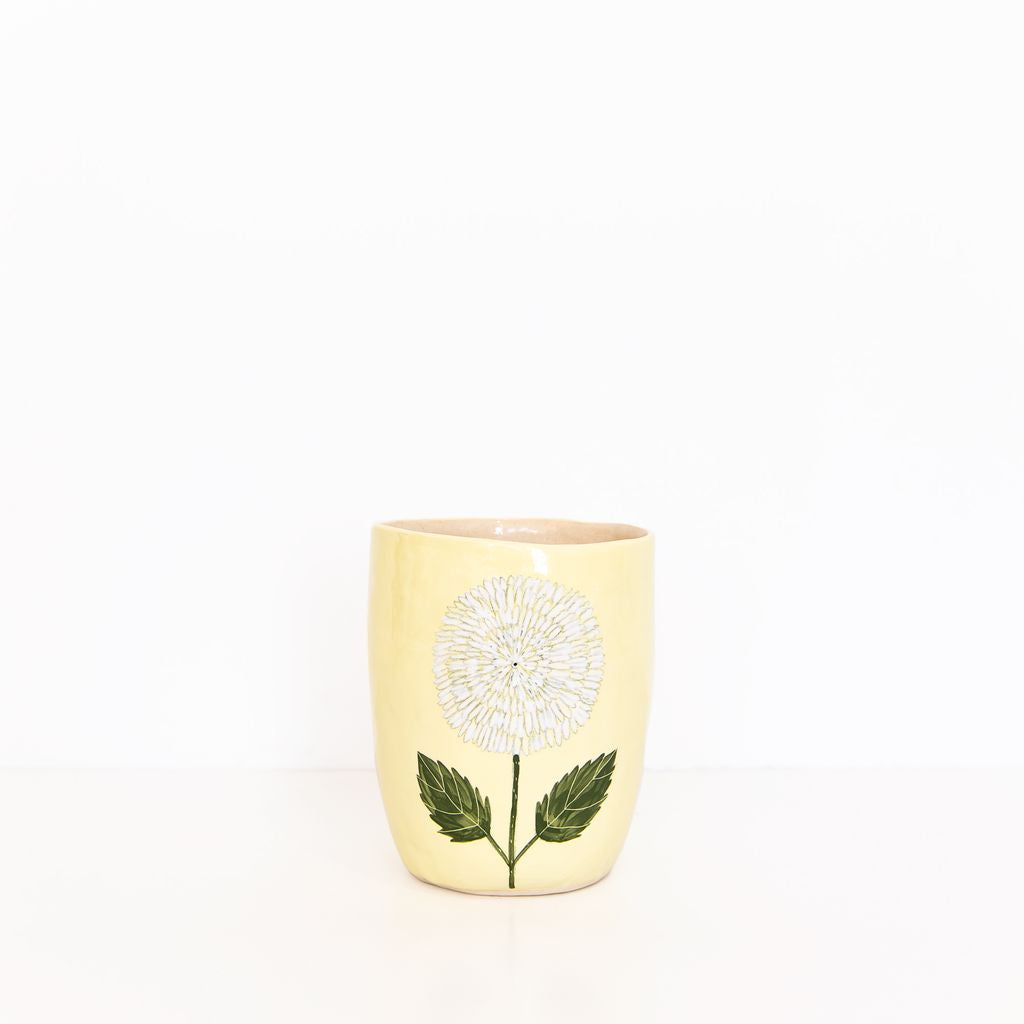 Small Flowers Vase in Green, from Gemma Orkin