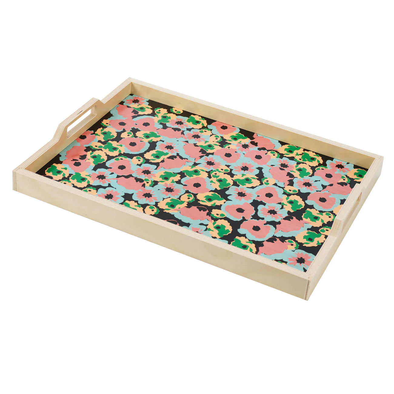 Poppy Serving Tray in Black, from Wolfum