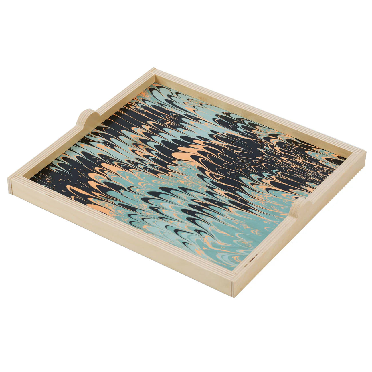 Marble Square Tray in Seafoam, from Wolfum