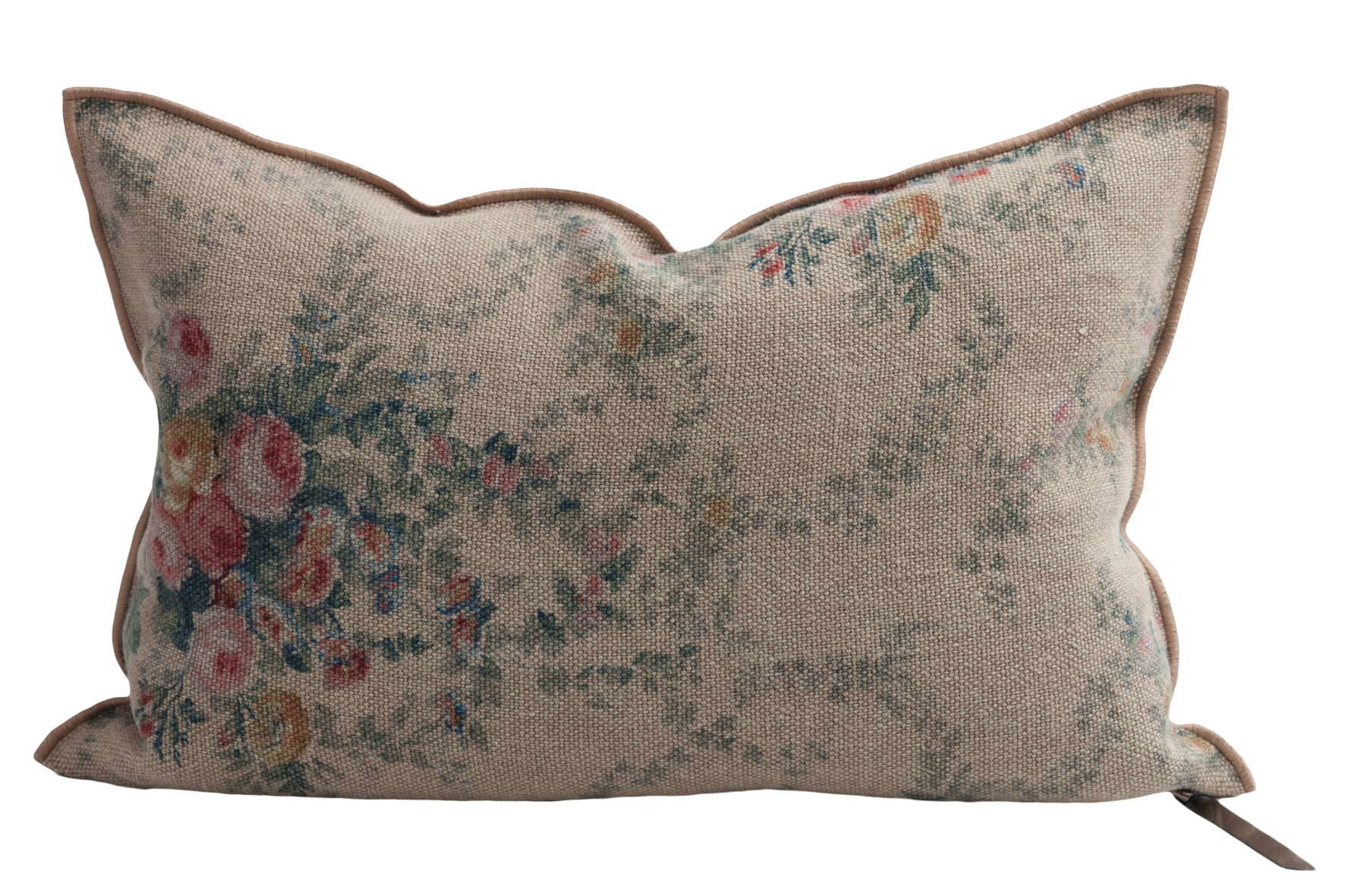 Wabi Sabi Pompadour Nude Pillow 16x24, from Maison de Vacances