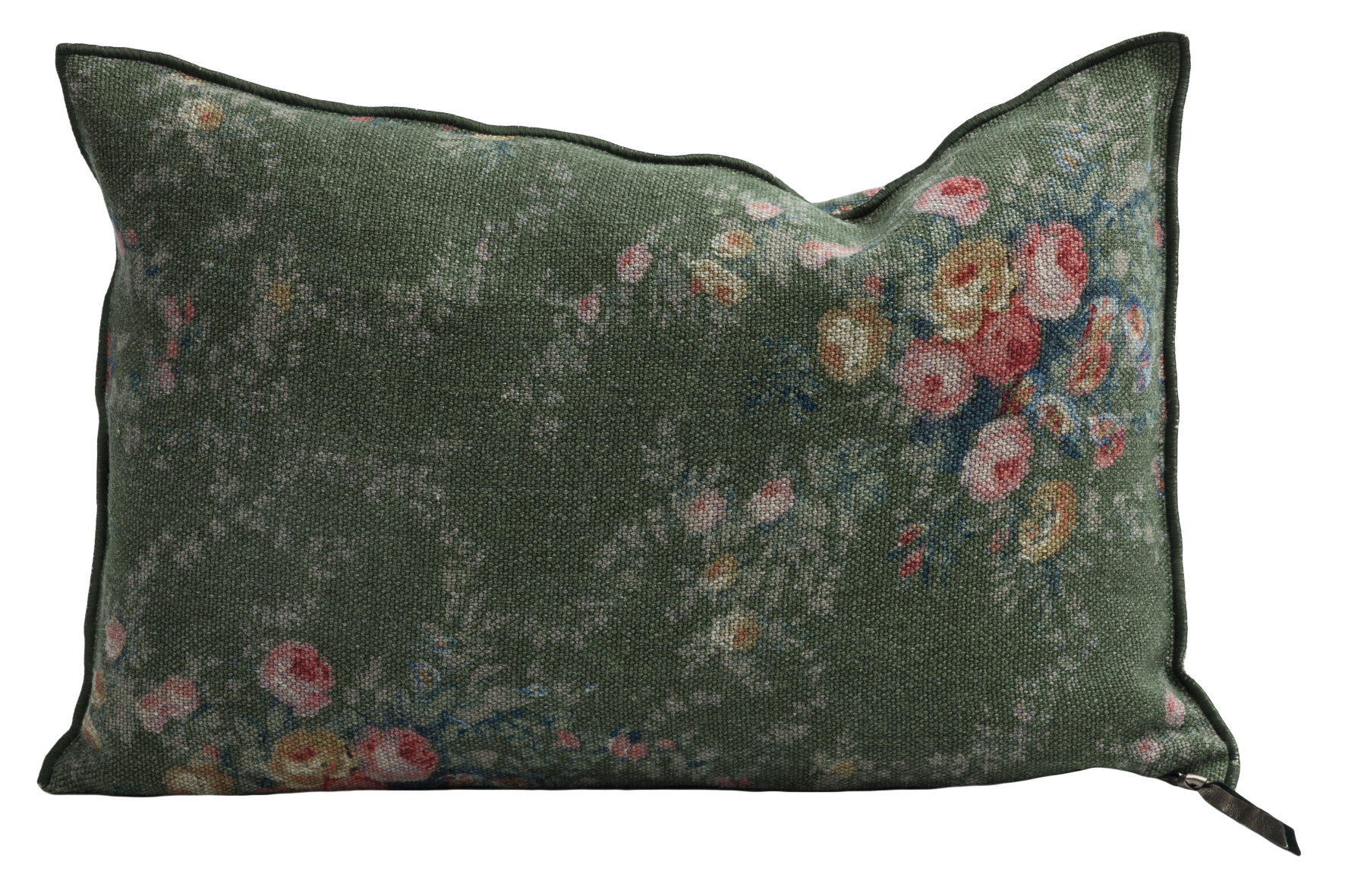 Wabi Sabi Pompadour Laurier Pillow 16x24, from Maison de Vacances