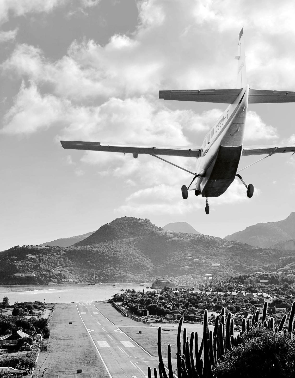 St Barth Landing by Emily Lab